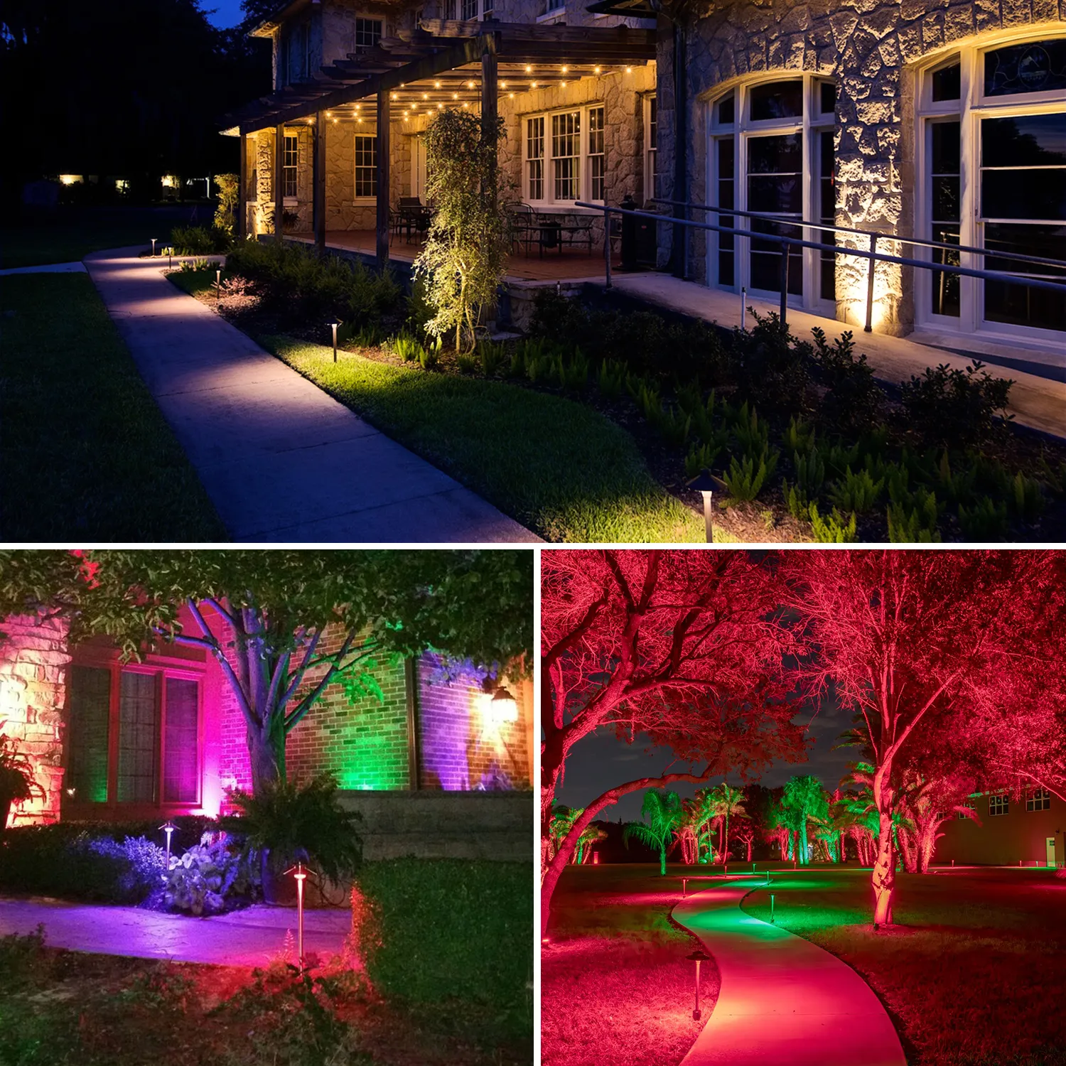 outdoor electric walkway lights